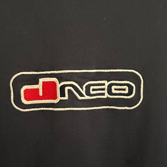 Vintage JNCO Navy Blue Embroidered Logo Hoodie Pullover Sweatshirt Embroidered - Picture 3 of 11